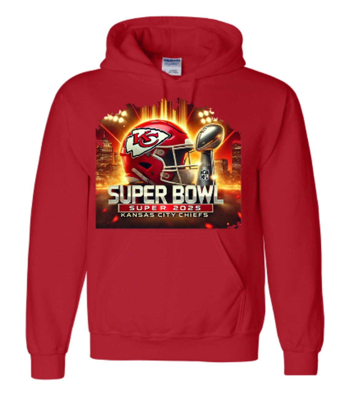 KC Chiefs Super Bowl 25 Trophy Helmet
