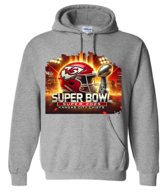 KC Chiefs Super Bowl 25 Trophy Helmet